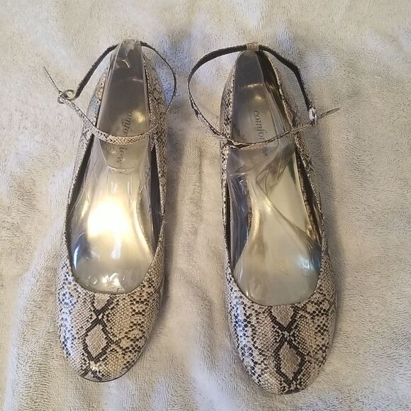 COMFORTVIEW Snakeskin Design Pump SZ 8.5 W - Picture 2 of 8